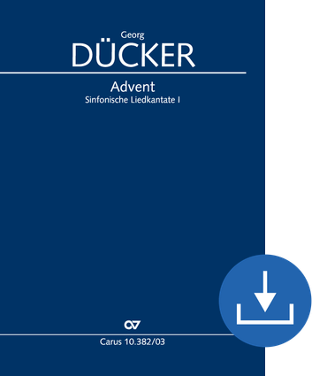 Advent Sinfonische Liedkantate I Orgelauszug digital (Download), PDF-Datei