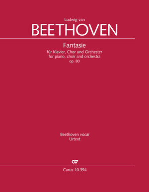 Ludwig van Beethoven: Fantasie für Klavier, Chor und Orchester - Noten | Carus-Verlag