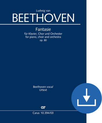Ludwig van Beethoven: Fantasie - Noten digital | Carus-Verlag