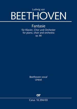 Ludwig van Beethoven: Choral Fantasy - Sheet music | Carus-Verlag