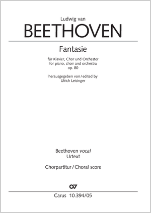 Ludwig van Beethoven: Choral Fantasy - Sheet music | Carus-Verlag