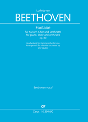 Ludwig van Beethoven / Urs Stäuble (arr.): Fantasie für Klavier, Chor und Orchester