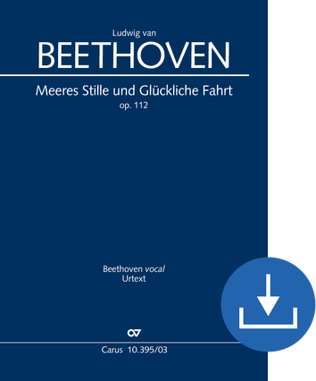 Ludwig van Beethoven: Meeres Stille und Glückliche Fahrt - Partitions à télécharger | Carus-Verlag