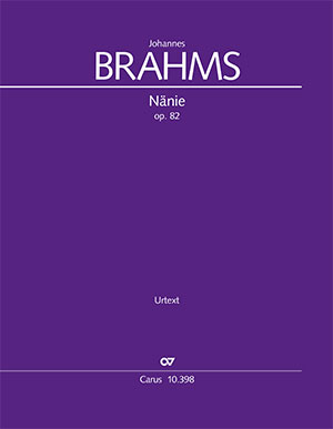 Johannes Brahms: Nänie - Noten | Carus-Verlag