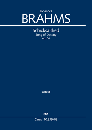 Johannes Brahms: Song of Destiny - Sheet music | Carus-Verlag
