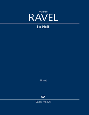 La Nuit Full score, foreword in German, English and French