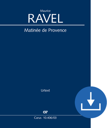 Matinée de Provence Klavierauszug digital, PDF-Datei