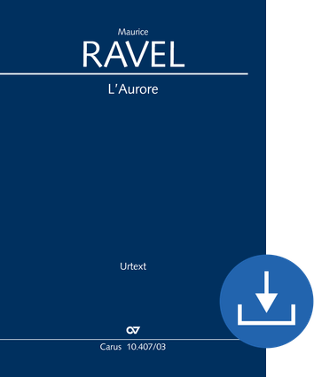 L’Aurore Klavierauszug digital, PDF-Datei