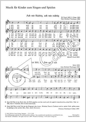Sechs Chorsätze für Kinderchor von Kretzschmar, Sölter und Tzschoppe - Noten | Carus-Verlag