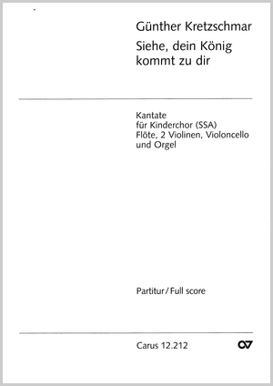 Thumbnail: Günther Kretzschmar: Siehe, dein König kommt zu dir