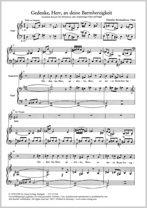 Sacred concert Score