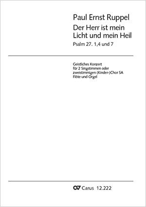 Der Herr ist mein Licht Partitur