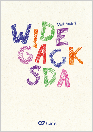 Mark Anders: Widegacksda - Noten | Carus-Verlag