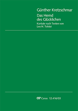 Cantata Vocal score