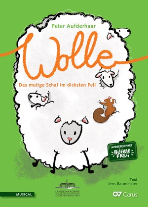 Thumbnail: Peter Aufderhaar / Jens Baumeister (Texte): Wolle. Das mutige Schaf im dicksten Fell