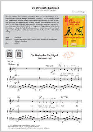 Andreas Schmittberger: Die Lieder der Nachtigall - Noten | Carus-Verlag