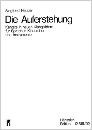 Die Auferstehung Kantate in neuen Klangbildern Partitur