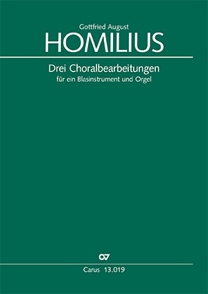 Gottfried August Homilius: Drei Choralbearbeitungen - Noten | Carus-Verlag