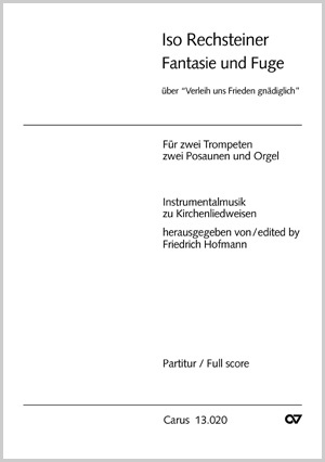 Iso Rechsteiner: Fantasie und Fuge - Noten | Carus-Verlag