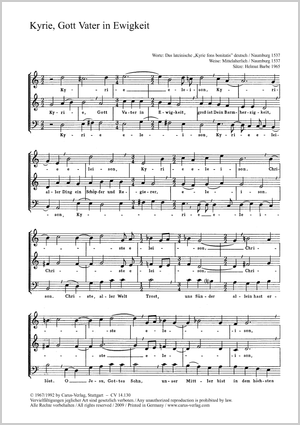 Thumbnail: Helmut Barbe: Kyrie, Gott Vater in Ewigkeit