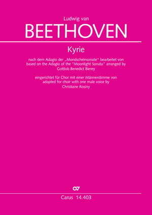 Thumbnail: Gottlob Benedict Bierey / Ludwig van Beethoven / Christiane Rosiny (arr.): Kyrie based on the Adagio of the “Moonlight Sonata” (arr. Gottlob Benedict Bierey)