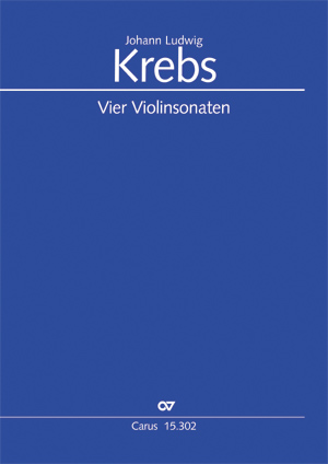 Vier Violinsonaten Partitur, mit zwei Stimmen, Erstausgabe