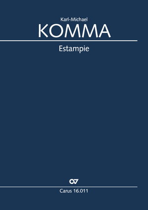 Estampie Score, with two parts
