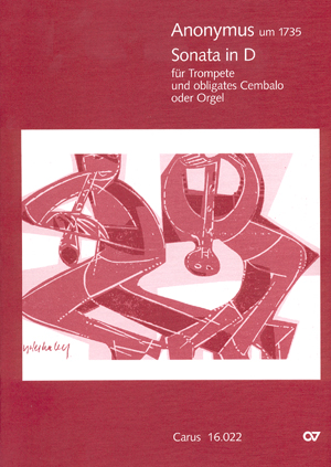 Sonata in D Partition, avec deux parties, Première édition