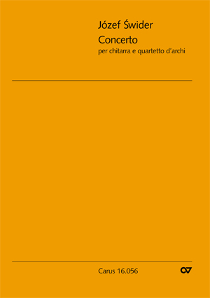 Concerto per chitarra e quartetto d'archi Partitur