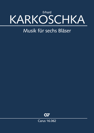 Musik für sechs Bläser Partitur