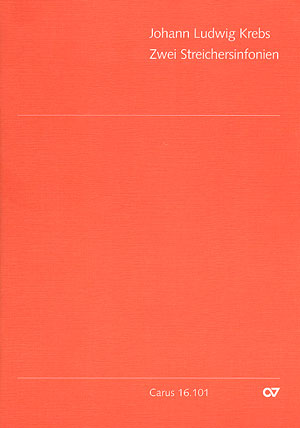 Zwei Streichersinfonien Partition, Première édition