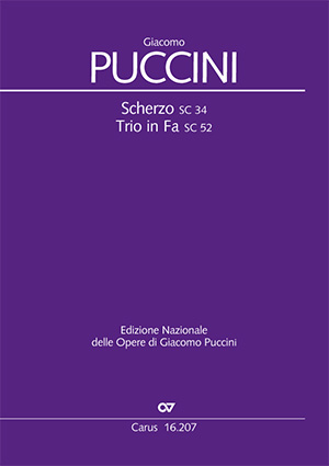 Giacomo Puccini: Scherzo in A minor / Trio in F major - Sheet music | Carus-Verlag