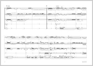 «réduction d’emballage» for clarinet and string quartet Partition de poche