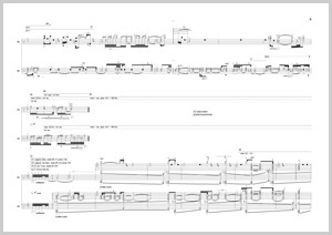 «how many parts of it - the one, - and [how many] [the] other» no. 2 «the other», for 2 guitars and live eletronics Partition, avec CD