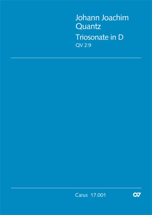 Triosonate in D Partitur, mit drei Stimmen, Erstausgabe