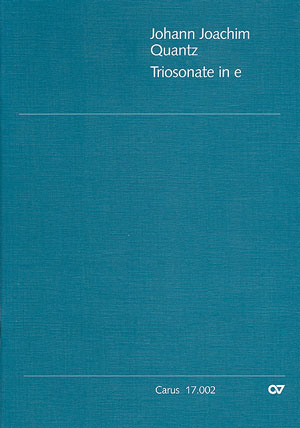 Johann Joachim Quantz: Triosonate in e - Noten | Carus-Verlag