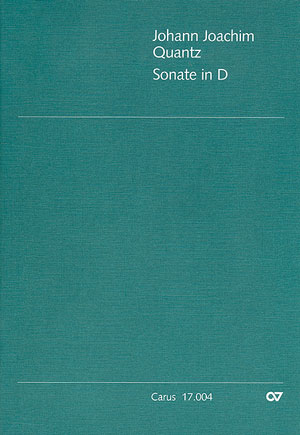 Johann Joachim Quantz: Sonate in D - Noten | Carus-Verlag
