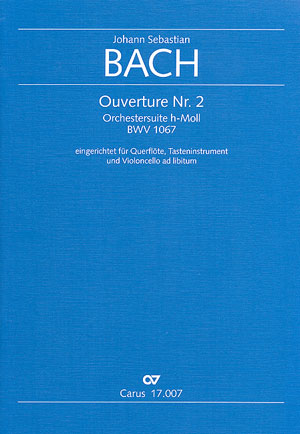 Ouverture Nr. 2 Orchestersuite h-Moll Partitur, mit zwei Stimmen