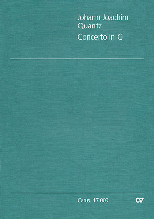Concerto per Flauto in G Dirigierpartitur, Erstausgabe