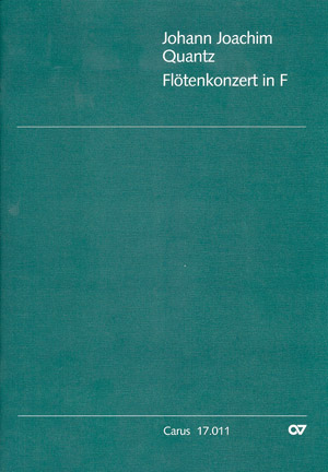 Johann Joachim Quantz: Flötenkonzert in F - Noten | Carus-Verlag