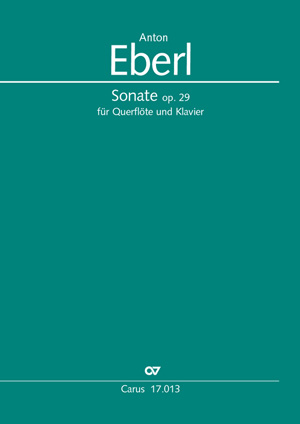 Anton Eberl: Sonate für Querflöte und Klavier - Noten | Carus-Verlag