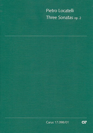 Pietro Locatelli: Three Sonatas op. 2 - Noten | Carus-Verlag