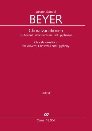 Choralvariationen zu Advent, Weihnachten und Epiphanias Partitur