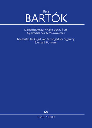 Piano pieces from Gyermekeknek and Mikrokosmos arranged for organ Partition