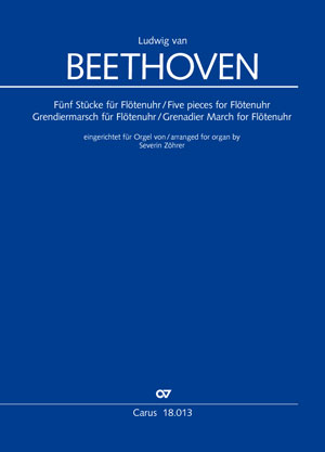 Ludwig van Beethoven: Cinque Pièces pour orgue mécaniique