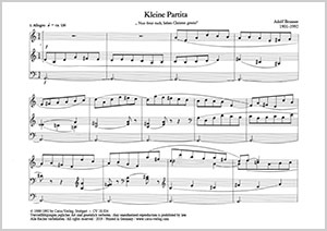 Adolf Brunner: Kleine Partita - Noten | Carus-Verlag