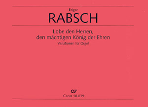 Lobe den Herren, den mächtigen Partition