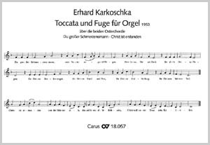 Thumbnail: Erhard Karkoschka: Toccata and Fugue