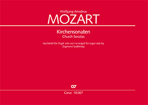 Wolfgang Amadeus Mozart / Zsigmond Szathmáry (arr.): 17 Kirchensonaten - Noten | Carus-Verlag