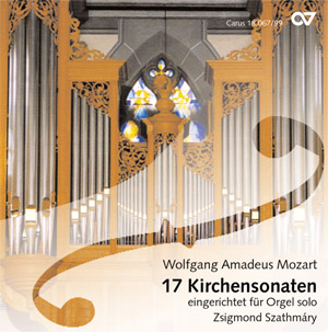 17 Church sonatas for organ solo Compact Disc